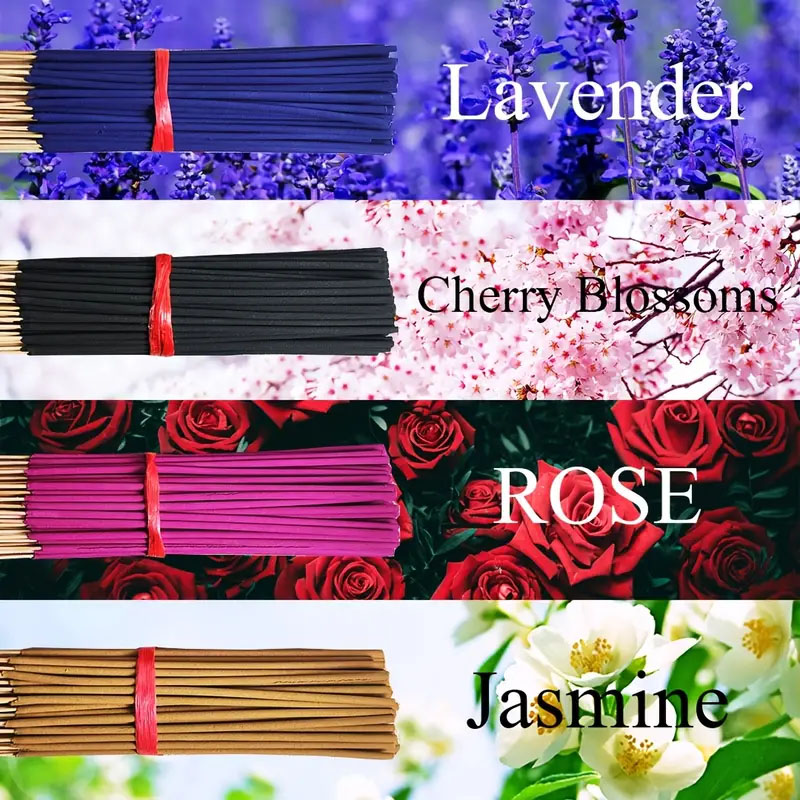 Home Fragrance Rose - 80/200 bastoncini di incenso naturale: decorazioni