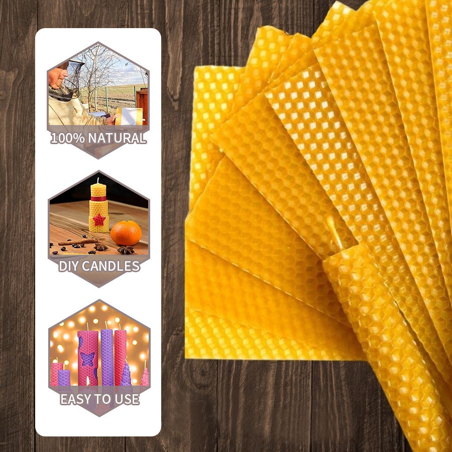 Beeswax Taper Candle - Candele a Cono in Cera d'Api