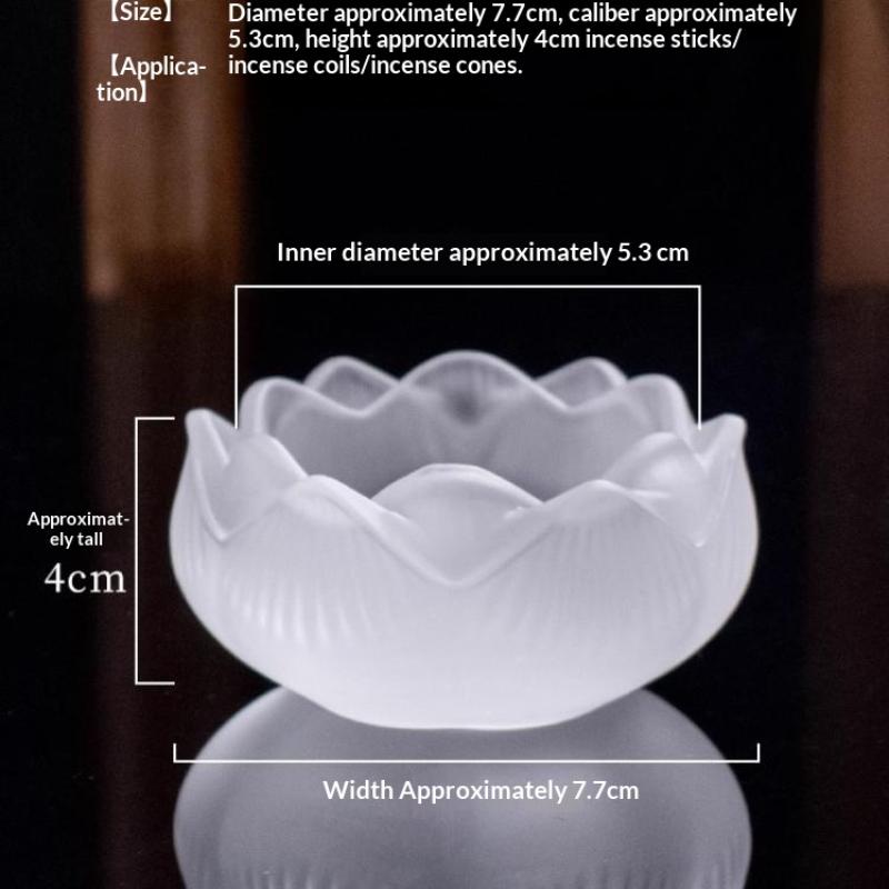 Home Fragrance Zen - Porta Incenso Creativo in Vetro Cristallo