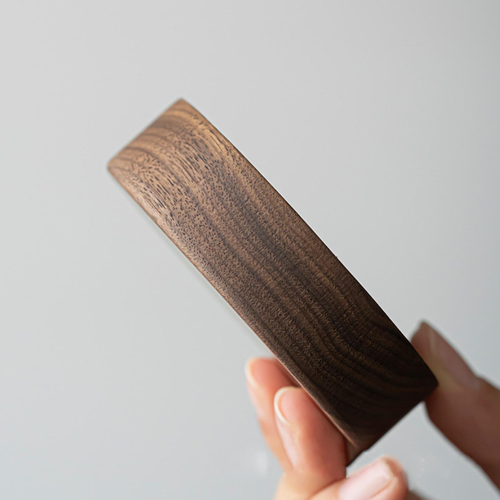 Home Fragrance Zen - Porta Incenso in Legno, Vassoio Rotondo,