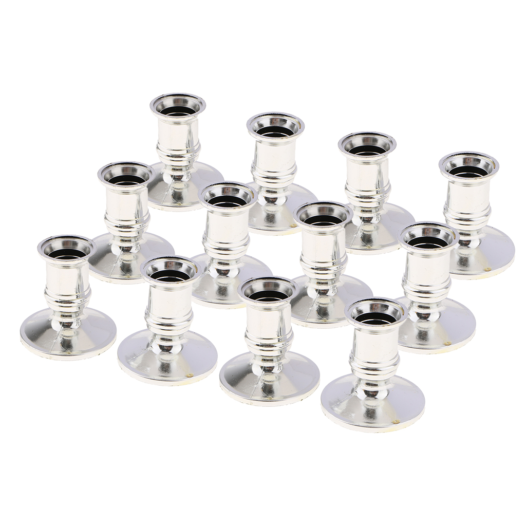 12pcs plastica Chamberstick co - Beeswax Taper Candle recensione e prezzo