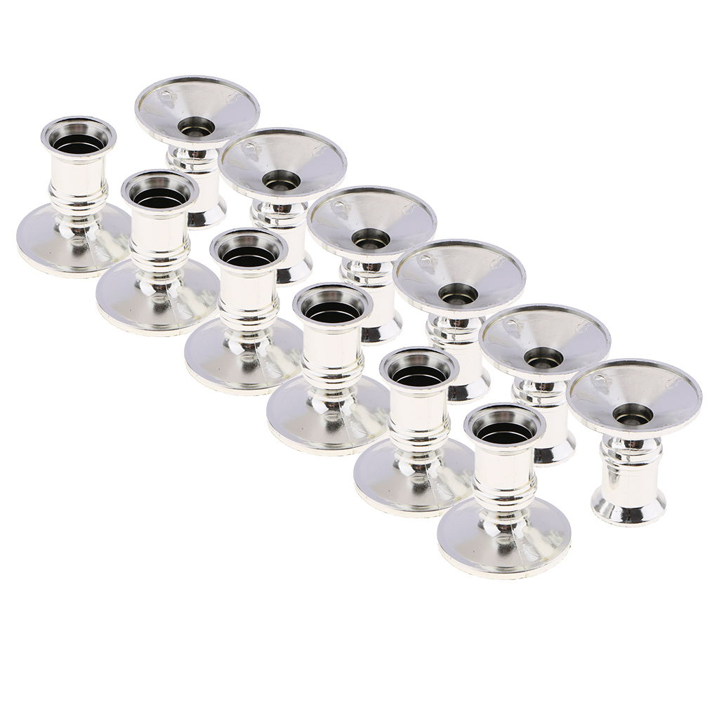 12pcs plastica Chamberstick co - Beeswax Taper Candle recensione e prezzo