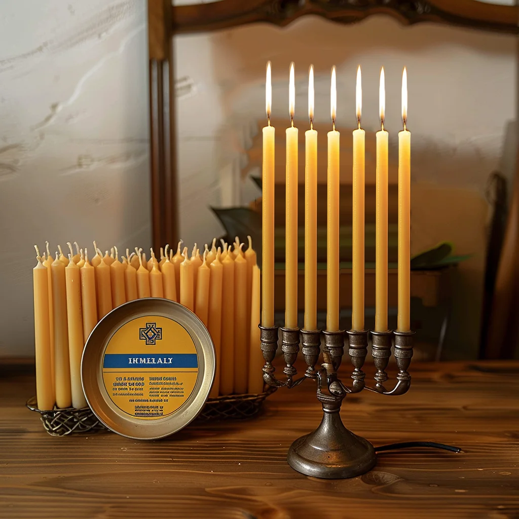 25 PZ/1 PACCHETTO Candela Hanu - Beeswax Taper Candle recensione e prezzo