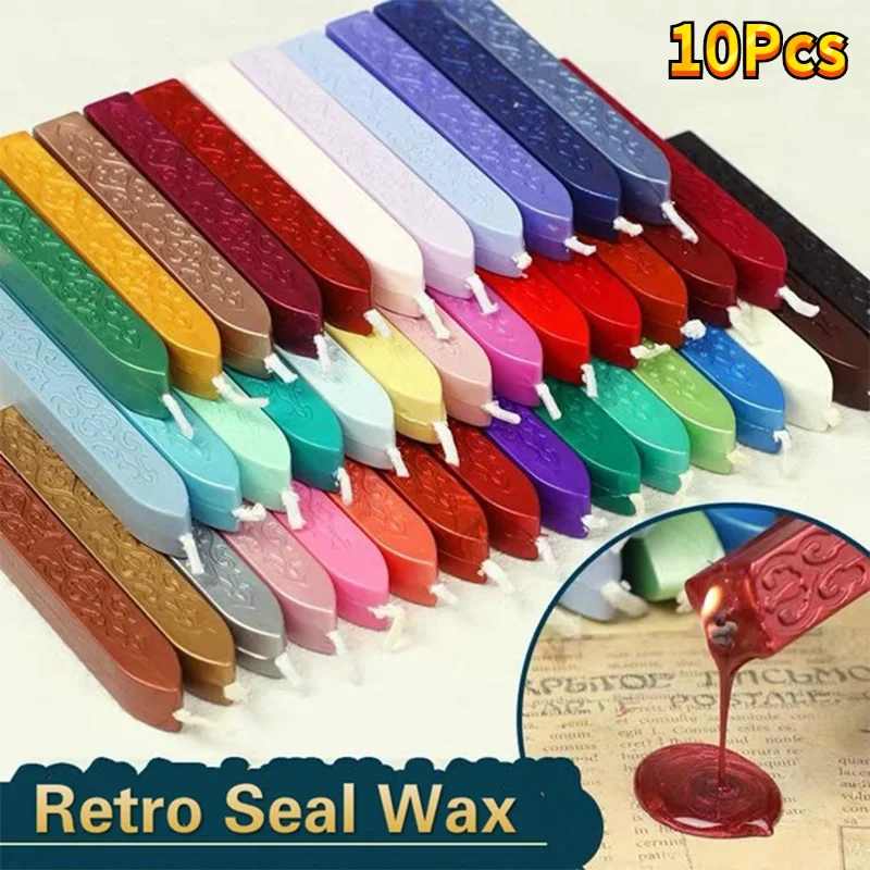 10Pcs bastoncini di ceralacca  - Beeswax Taper Candle recensione e prezzo