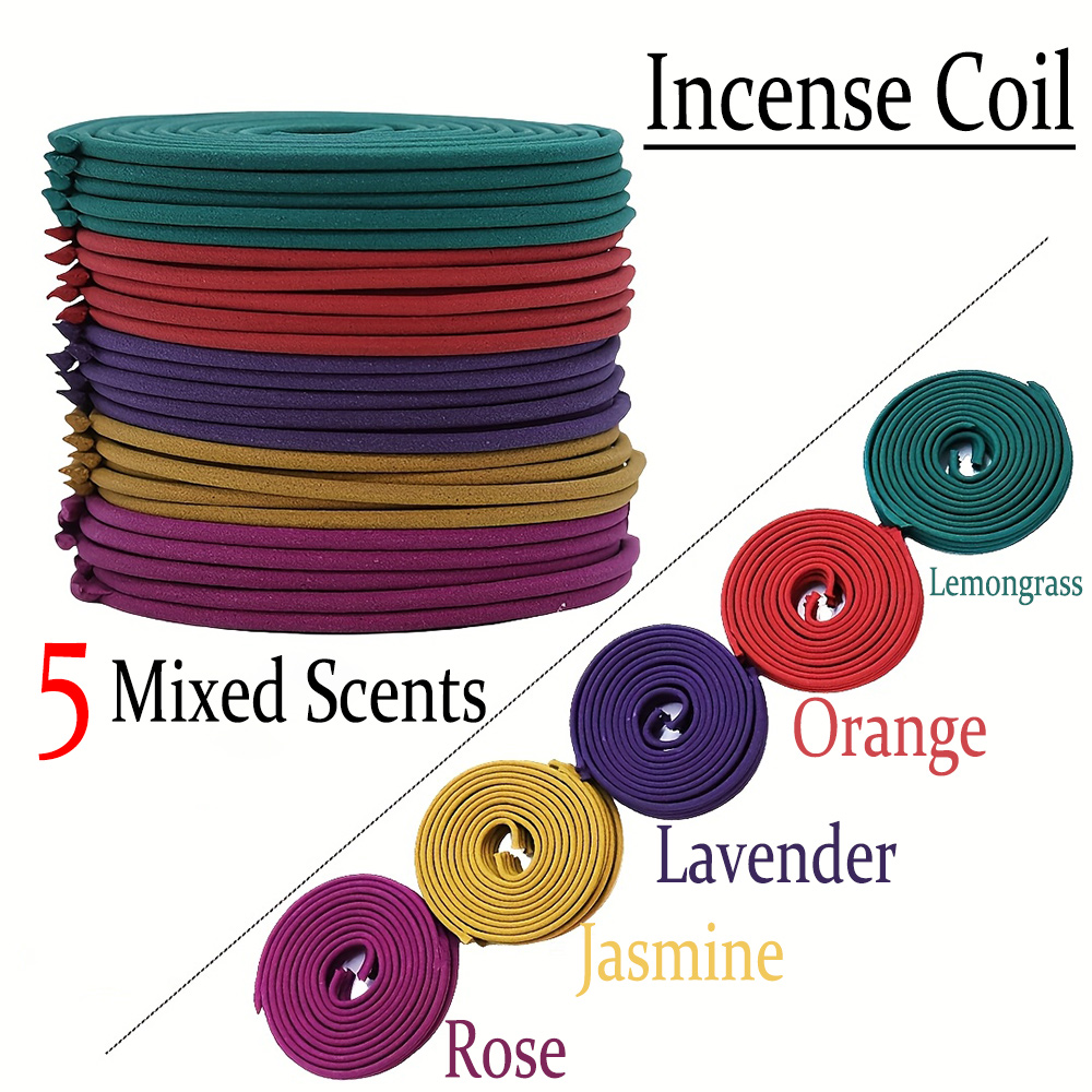 Set misto di incenso a spirale - Home Fragrance Rose recensione e prezzo